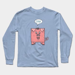 Happy Pig Long Sleeve T-Shirt